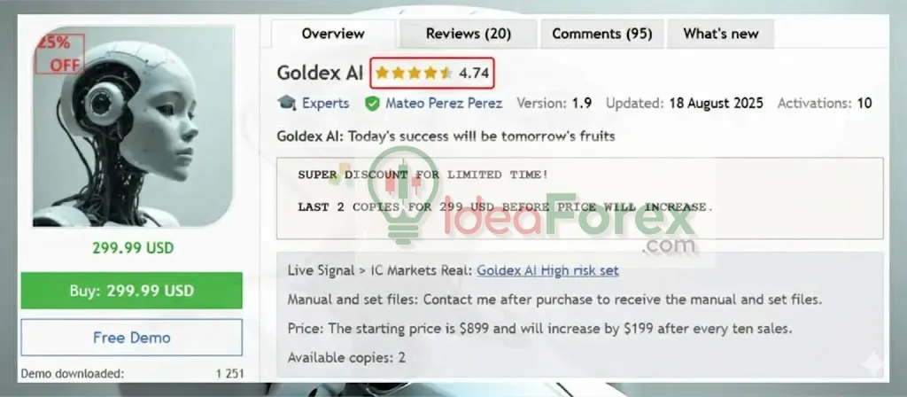 Goldex AI MT5 Overview