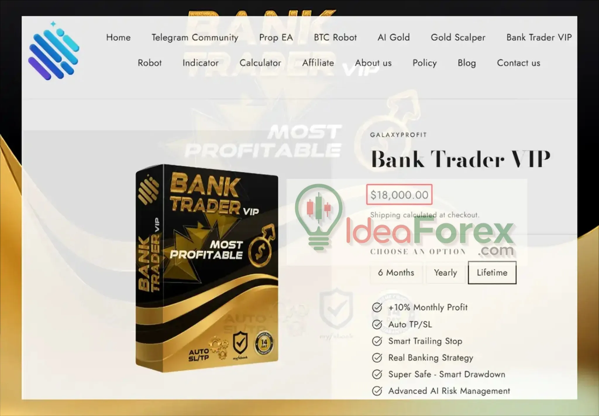 Đánh giá Bank Trader VIP EA MT5