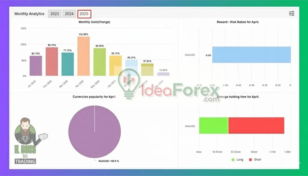 Performance of IL BOSS DEL TRADING SCALPER EA in 2025