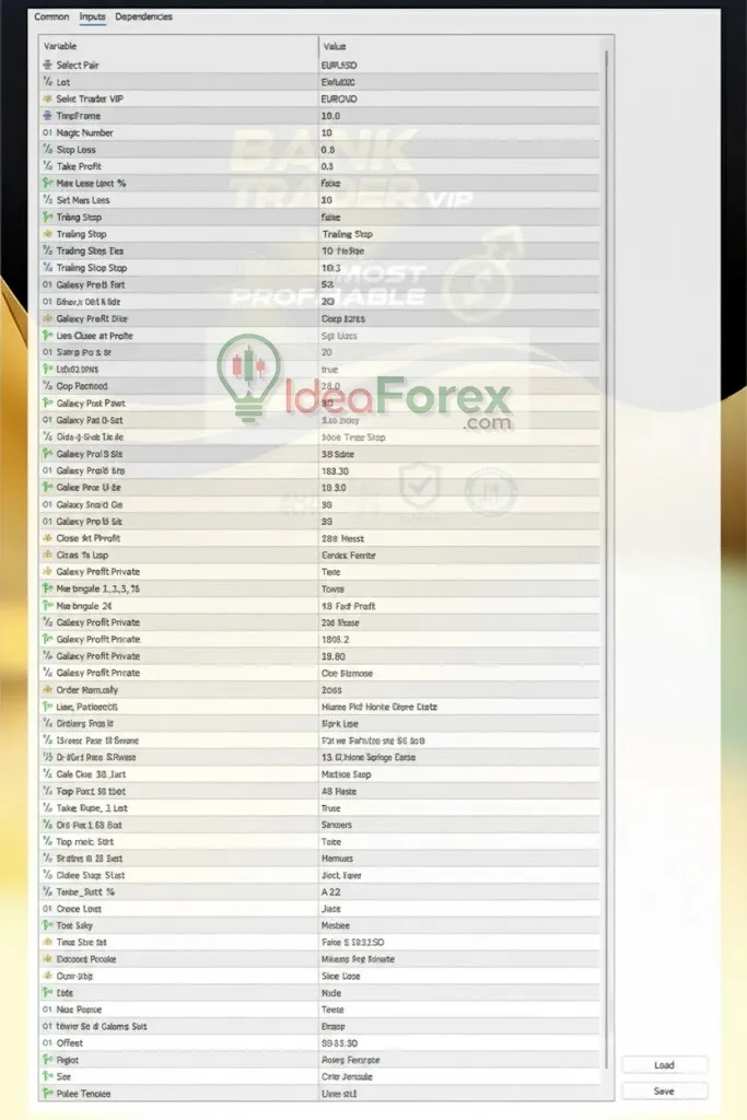 Cài đặt EA VIP MT5 của Bank Trader